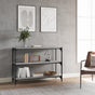 Book Cabinet Grey Sonoma 100x33x70.5cm Engineered Wood&Steel