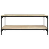 Coffee Table Sonoma Oak 100x50x40 cm Engineered Wood