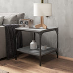 Coffee Table Grey Sonoma 50x50x40 cm Engineered Wood