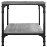 Coffee Table Grey Sonoma 50x50x40 cm Engineered Wood - 45-Degree Angle