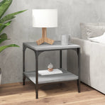 Coffee Table Grey Sonoma 50x50x40 cm Engineered Wood