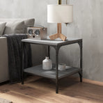 Side Table Grey Sonoma 40x40x40 cm Engineered Wood
