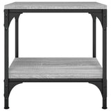Side Table Grey Sonoma 40x40x40 cm Engineered Wood
