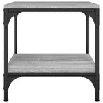 Side Table Grey Sonoma 40x40x40 cm Engineered Wood