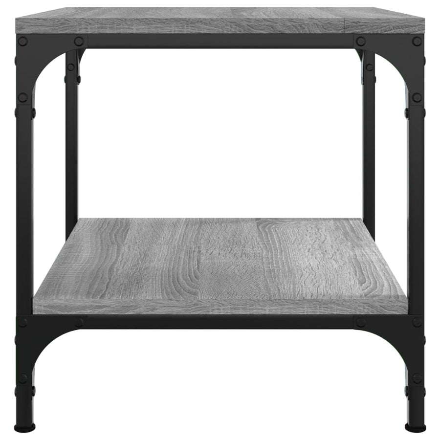 Side Table Grey Sonoma 40x40x40 cm Engineered Wood