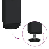 Side Table Grey Sonoma 40x40x40 cm Engineered Wood - Rear View