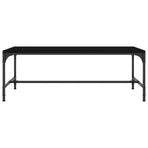 Coffee Table Black 100x50x35 cm Engineered Wood