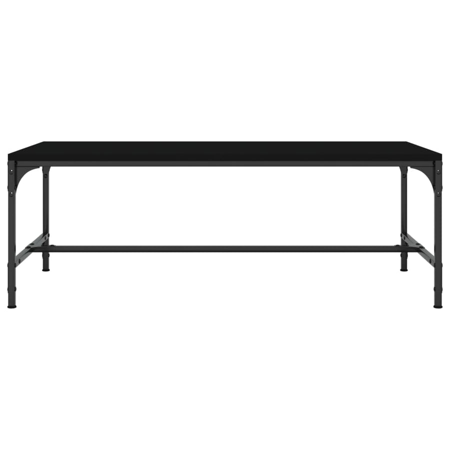Coffee Table Black 100x50x35 cm Engineered Wood