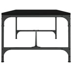 Coffee Table Black 100x50x35 cm Engineered Wood