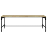 Coffee Table Sonoma Oak 100x50x35 cm Engineered Wood - Top-Down View