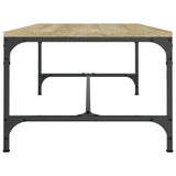 Coffee Table Sonoma Oak 100x50x35 cm Engineered Wood - 45-Degree Angle