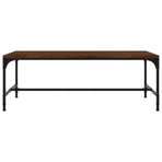 Coffee Table Brown Oak 100x50x35 cm Engineered Wood