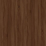 Coffee Table Brown Oak 100x50x35 cm Engineered Wood - Close-Up Angle