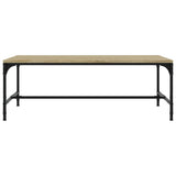 Coffee Table Sonoma Oak 80x50x35 cm Engineered Wood - Top-Down View