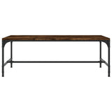 Coffee Table Smoked Oak 80x50x35 cm Engineered Wood