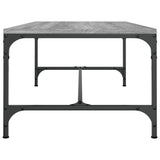 Coffee Table Grey Sonoma 80x50x35 cm Engineered Wood - 45-Degree Angle