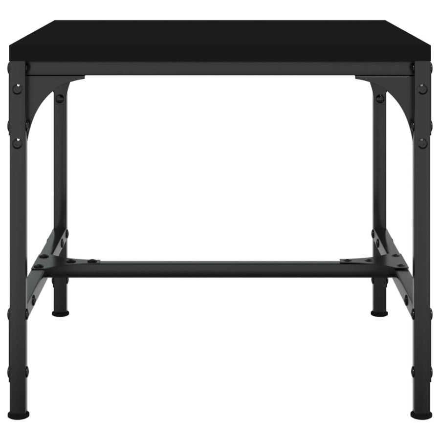 Coffee Table Black 50x50x35 cm Engineered Wood