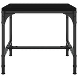 Side Tables 2 pcs Black 40x40x35 cm Engineered Wood