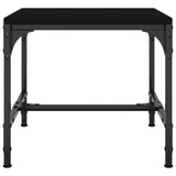 Side Tables 2 pcs Black 40x40x35 cm Engineered Wood - 45-Degree Angle
