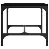 Side Tables 2 pcs Black 40x40x35 cm Engineered Wood