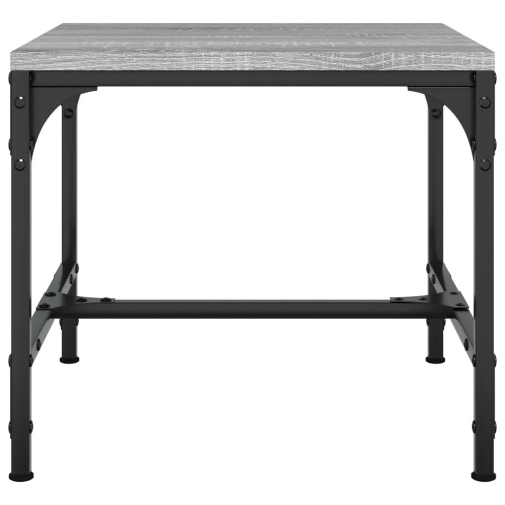 Side Table Grey Sonoma 40x40x35 cm Engineered Wood
