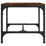 Side Table Brown Oak 40x40x35 cm Engineered Wood - 45-Degree Angle
