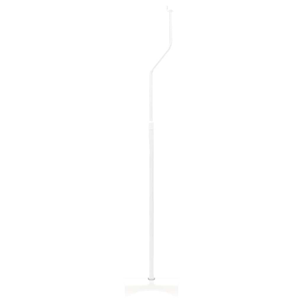 Universal Speaker Stand 2 pcs White 19x19x82-104 cm Steel