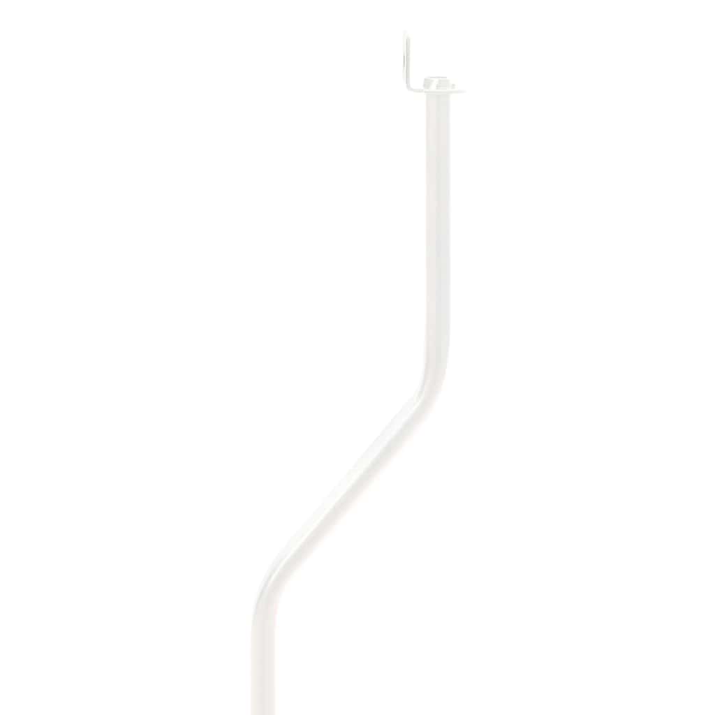 Universal Speaker Stand 2 pcs White 19x19x82-104 cm Steel