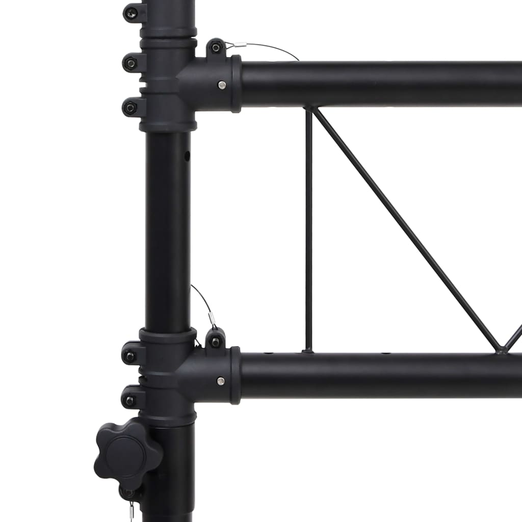 Light Stand Black 438x115x(180-300) cm Steel