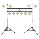 Light Stand Black 338x115x(180-300) cm Steel