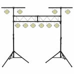 Light Stand Black 338x115x(180-300) cm Steel