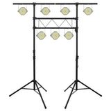 Light Stand Black 238x115x(180-300) cm Steel