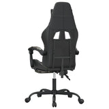 Swivel Gaming Chair with Footrest Black&Camouflage Faux Leather - 45-Degree Angle