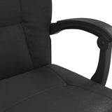 Reclining Office Chair Black Faux Leather - Extra Image