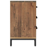 Bedside Cabinet Brown 40x30x55 cm Solid Pinewood - 45-Degree Angle