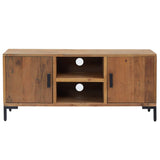 TV Cabinet Brown 110x35x48 cm Solid Pinewood