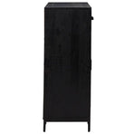 Shoe Rack Black 75x40x110 cm Solid Pinewood