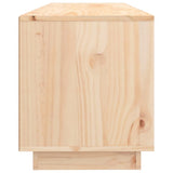 TV Cabinet 100x34x40 cm Solid Wood Pine - Low Angle