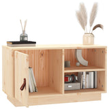 TV Cabinet 70x34x40 cm Solid Wood Pine - 45-Degree Angle