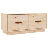 TV Cabinet 80x34x35 cm Solid Wood Pine