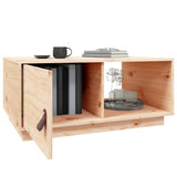 Coffee Table 80x50x35.5 cm Solid Wood Pine - 45-Degree Angle