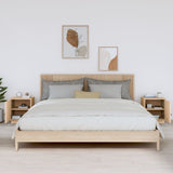 Bedside Cabinets 2 pcs 40x34x45 cm Solid Wood Pine