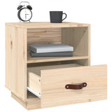 Bedside Cabinets 2 pcs 40x34x45 cm Solid Wood Pine - 45-Degree Angle