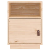 Bedside Cabinets 2 pcs 40x34x55 cm Solid Wood Pine - Close-Up Angle