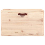 Wall Cabinet 60x30x35 cm Solid Wood Pine - Side View