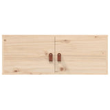 Wall Cabinet 80x30x30 cm Solid Wood Pine - Side View