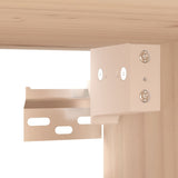 Wall Cabinets 2 pcs 80x30x30 cm Solid Wood Pine - Low Angle