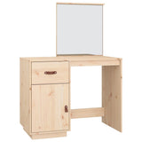 Dressing Table 95x50x134 cm Solid Wood Pine - Front View