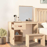 Dressing Table 95x50x134 cm Solid Wood Pine - Side View