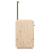 Dressing Table 95x50x134 cm Solid Wood Pine - Close-Up Angle